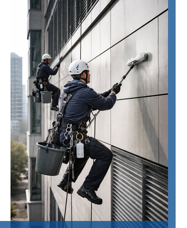 Мойка вентилируемого фасада в Кашире от 260 р. | ВЫСОТНИК-Кшр