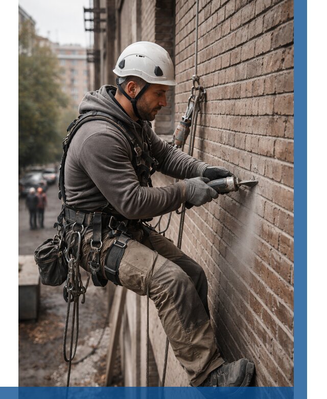 Расшивка кирпичных швов в Кашире от 625 р. | ВЫСОТНИК-Кшр