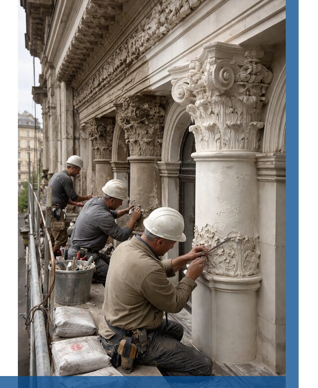 Реставрация фасадной лепнины в Кашире от 2604 р. | ВЫСОТНИК-Кшр