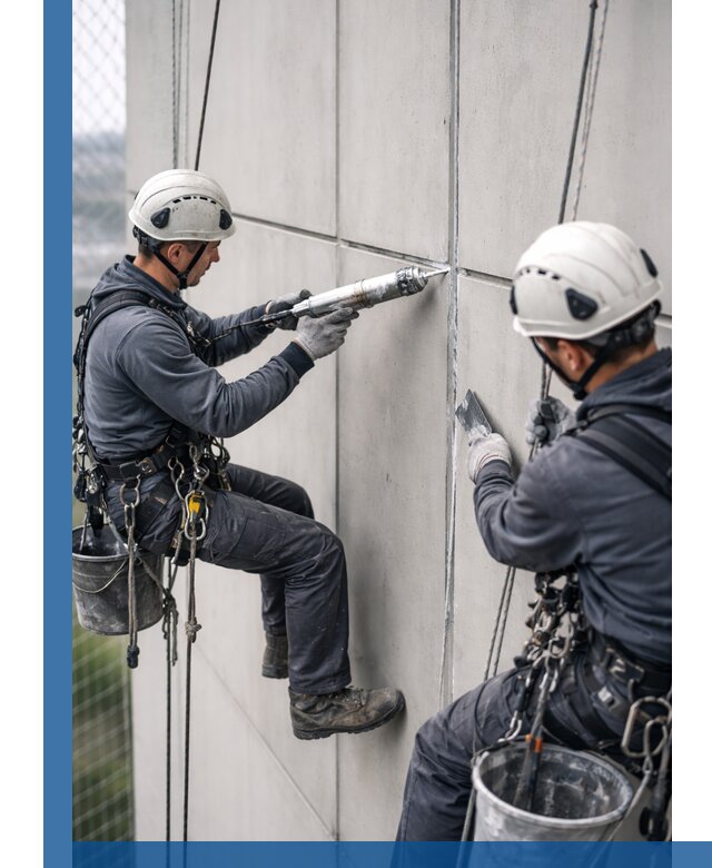 Первичная герметизация швов фасадов и кровель в Кашире