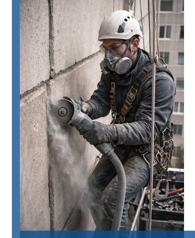 Штробление межпанельных швов в Кашире качественно и быстро