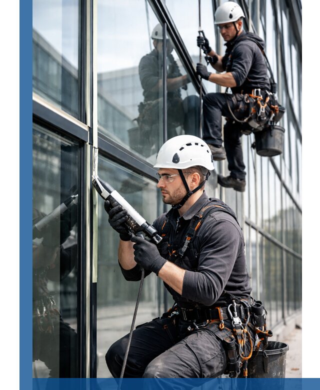 Герметизация витражных швов в Кашире для зданий и фасадов