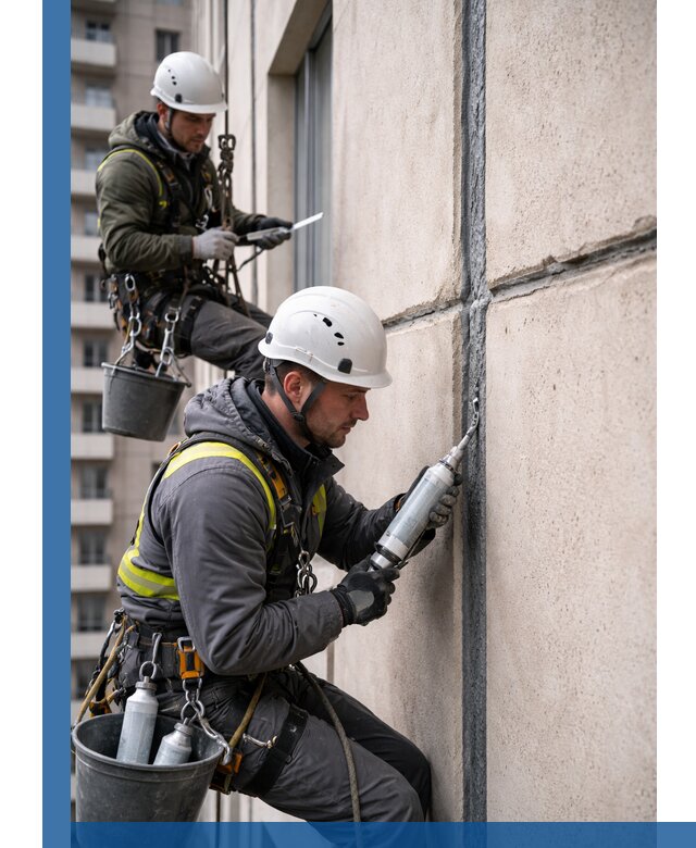 Герметизация деформационных швов фасада в Кашире качественно