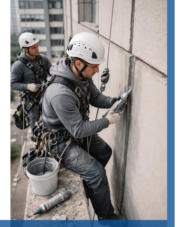 Ремонт деформационных швов здания в Кашире от 1041 р. | ВЫСОТНИК-Кшр