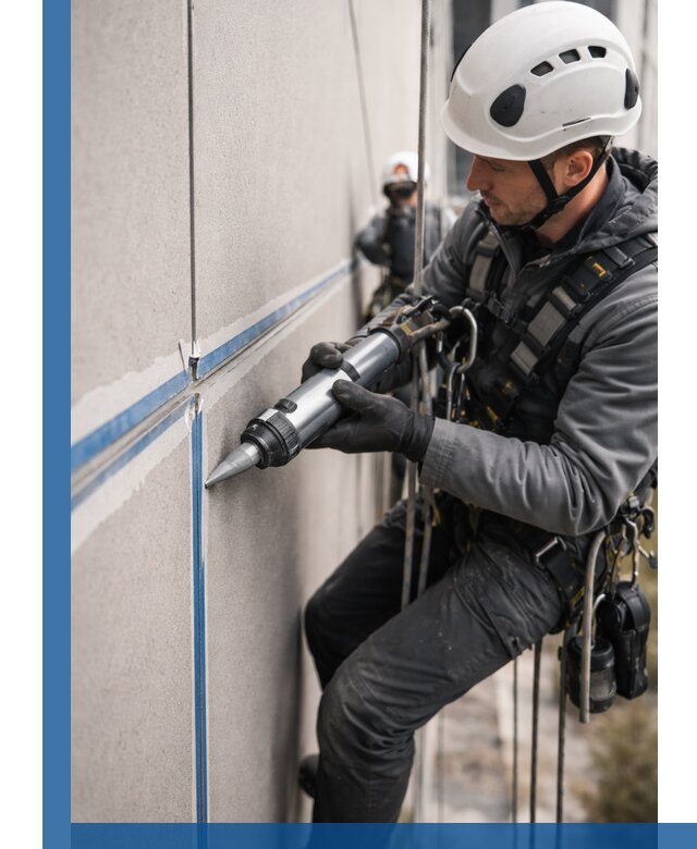 Герметизация стыков фасадных панелей в Кашире качественно и быстро