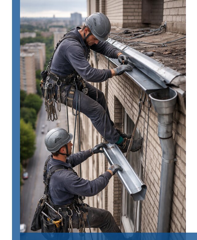 Ремонт водосточных желобов в Кашире, быстро и качественно