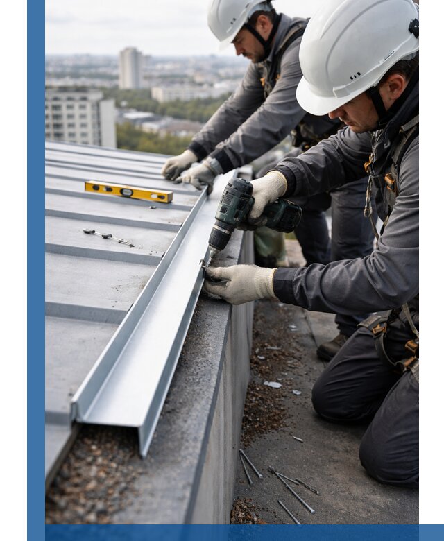 Монтаж капельника на кровле в Кашире с гарантией качества