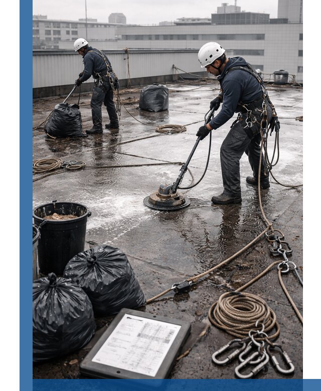 Плановая очистка кровли по графику в Кашире для безопасности