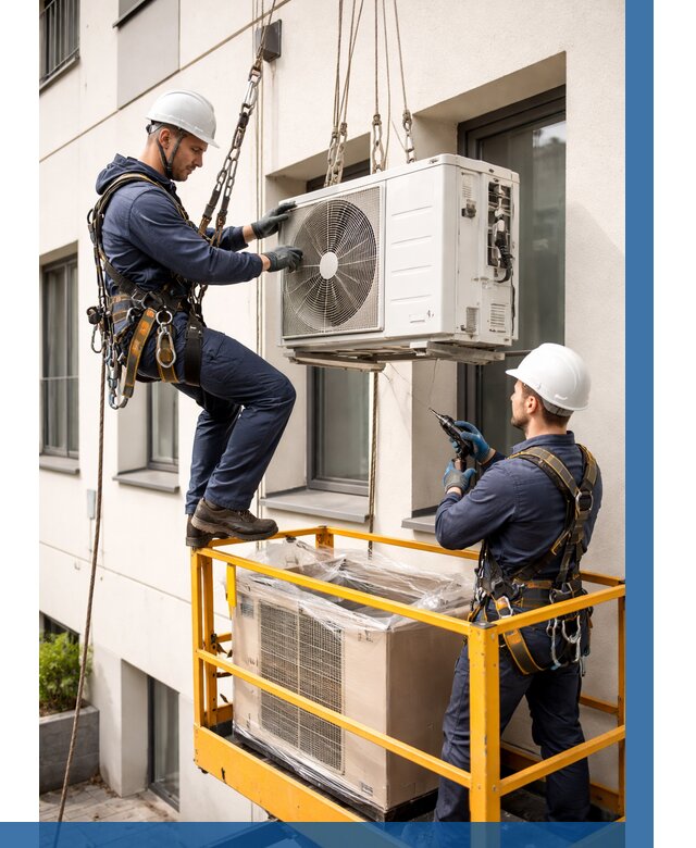 Демонтаж внешнего блока кондиционера в Кашире от 3645 р. | ВЫСОТНИК-Кшр