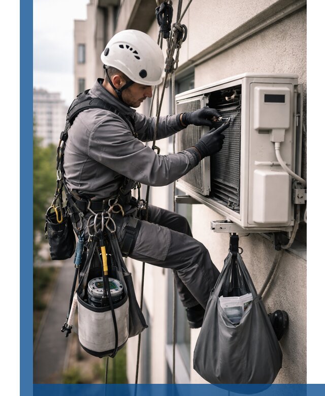 Обслуживание внешнего блока кондиционера в Кашире профессионально