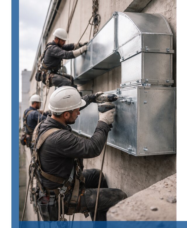 Профессиональный монтаж вентиляционных коробов в Кашире под ключ