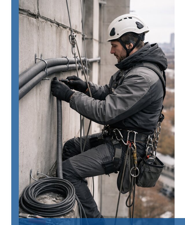 Профессиональный монтаж гофры для кабеля в Кашире с гарантией