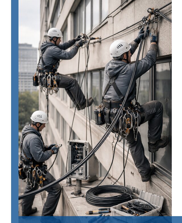 Прокладка оптоволоконного кабеля в Кашире под ключ с тестированием