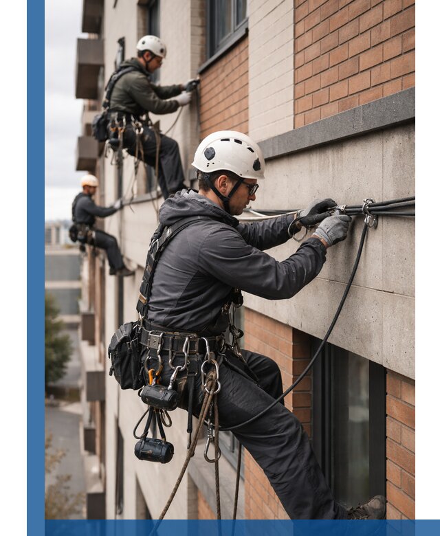 Крепление кабеля на фасаде монтаж и крепеж в Кашире