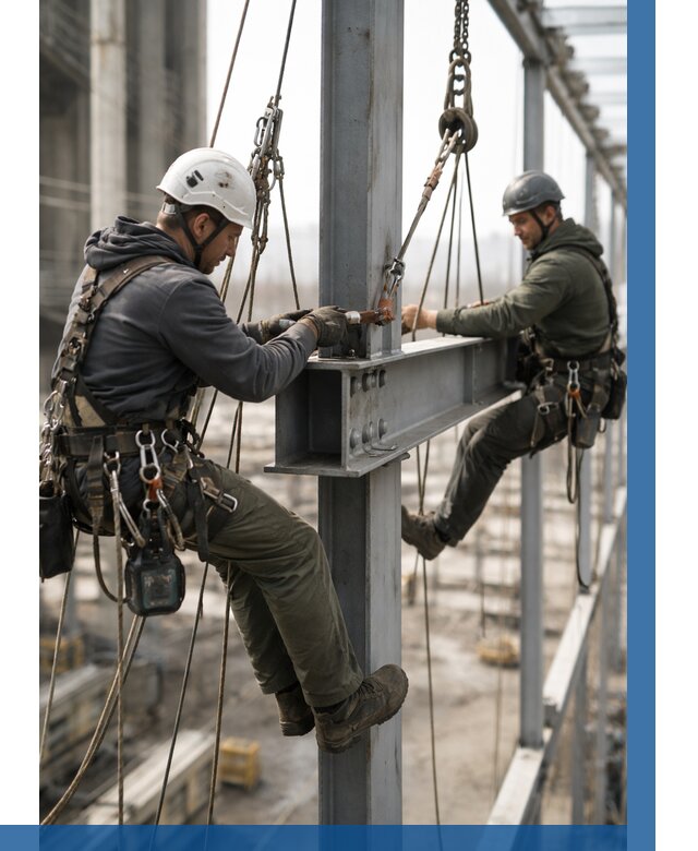 Монтаж металлоконструкций на высоте в Кашире от 3645 р. | ВЫСОТНИК-Кшр