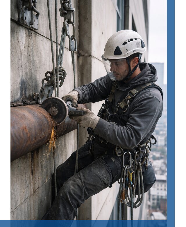 Резка металла на высоте в Кашире по цене от 4686 р. | ВЫСОТНИК-Кшр