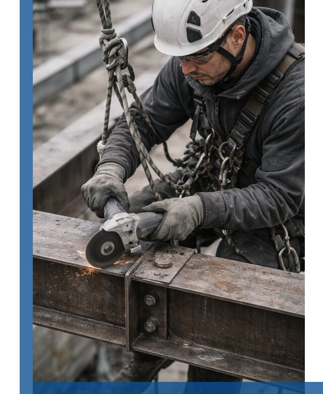 Резка металла на высоте в Кашире для зданий и конструкций