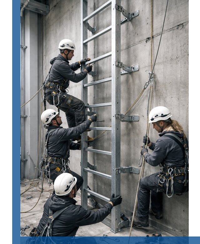 Монтаж металлических лестниц в Кашире под ключ со гарантией