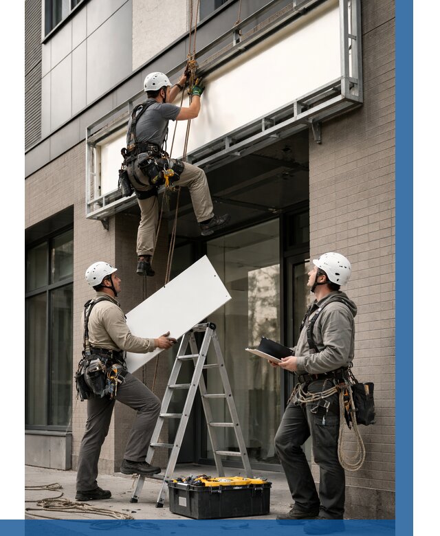 Монтаж светового короба в Кашире от 6769 р. | ВЫСОТНИК-Кшр