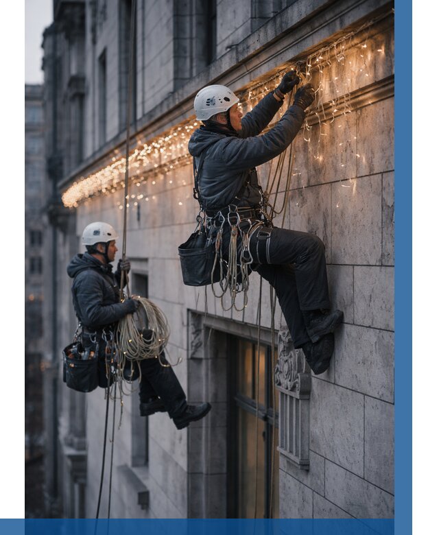 Монтаж новогодней иллюминации в Кашире от 8852 р. | ВЫСОТНИК-Кшр