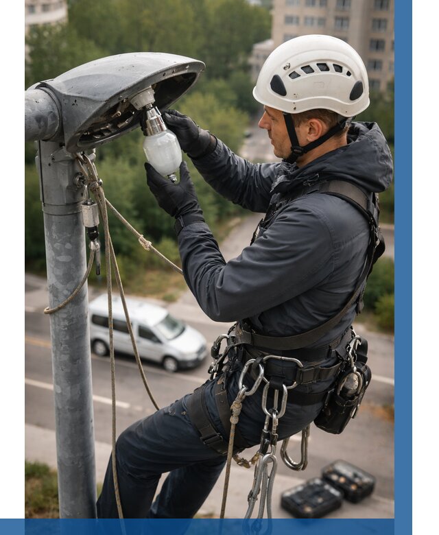 Замена ламп на высоте в Кашире от 2604 р. | ВЫСОТНИК-Кшр