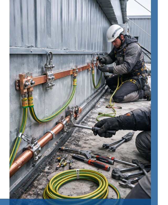 Монтаж заземления здания в Кашире от 26035 р. | ВЫСОТНИК-Кшр