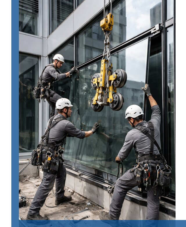 Структурное остекление фасадов в Кашире монтаж и обслуживание