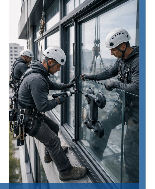 Витражное остекление зданий в Кашире от 3645 р. | ВЫСОТНИК-Кшр