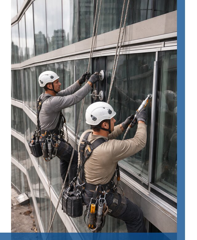 Радиусное остекление фасада в Кашире от 12497 р. | ВЫСОТНИК-Кшр