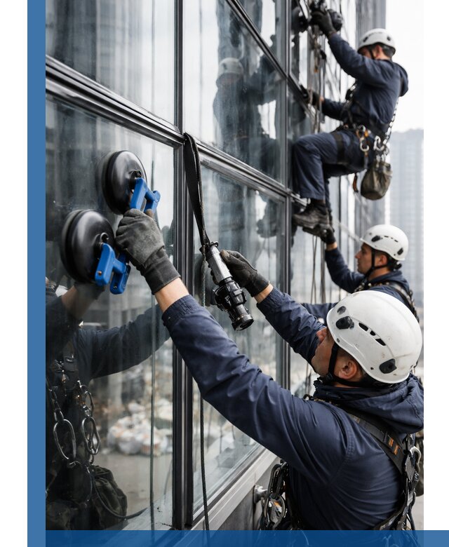 Радиусное остекление фасадов под ключ в Кашире с гарантиями