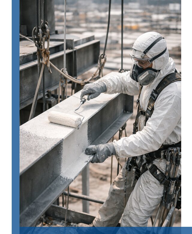 Профессиональная огнезащитная обработка металлоконструкций в Кашире