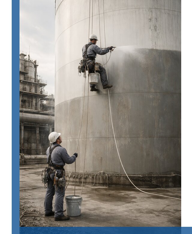 Покраска стальных резервуаров и емкостей в Кашире профессионально