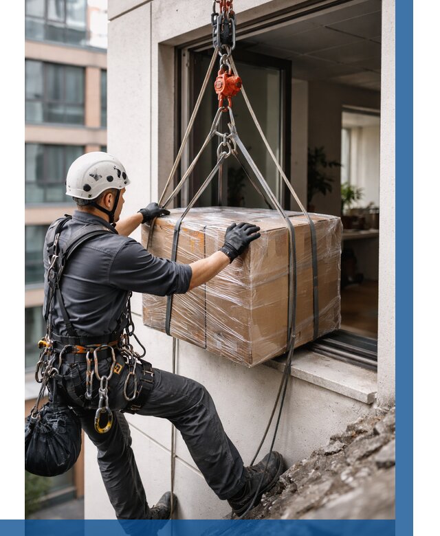 Подъем груза через окно в Кашире от 4686 р. | ВЫСОТНИК-Кшр