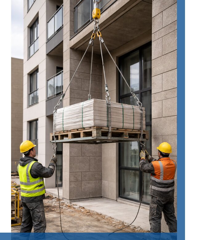 Подъем керамогранита на этаж в Кашире от 3645 р. | ВЫСОТНИК-Кшр