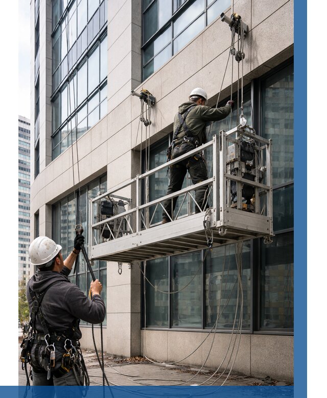 Монтаж и подъем фасадной люльки в Кашире от 12497 р. | ВЫСОТНИК-Кшр