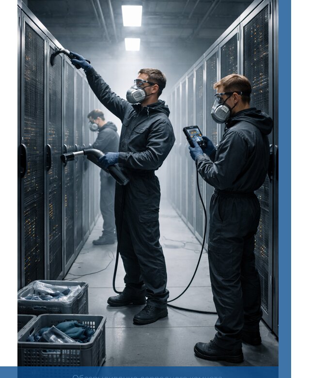 Обеспыливание серверной комнаты в Кашире от 4686 р. | ВЫСОТНИК-Кшр