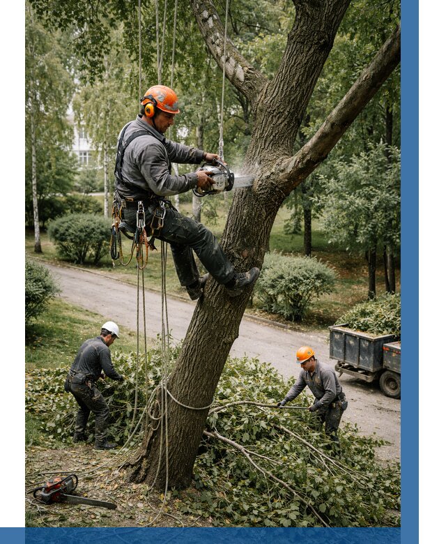 Кронирование деревьев в Кашире от 6769 р. | ВЫСОТНИК-Кшр