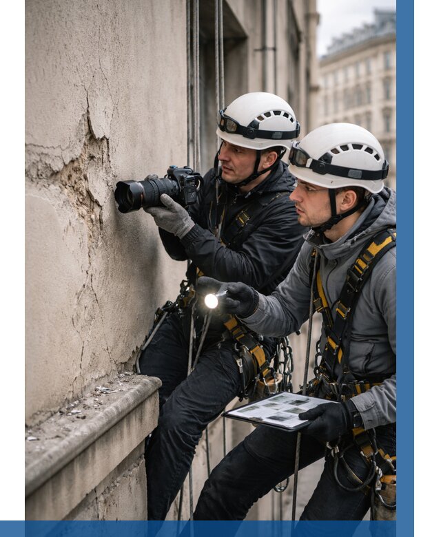 Фотофиксация дефектов фасада в Кашире от 4686 р. | ВЫСОТНИК-Кшр