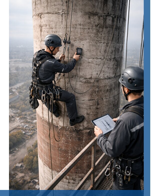 Обследование дымовой трубы в Кашире от 8331 р. | ВЫСОТНИК-Кшр