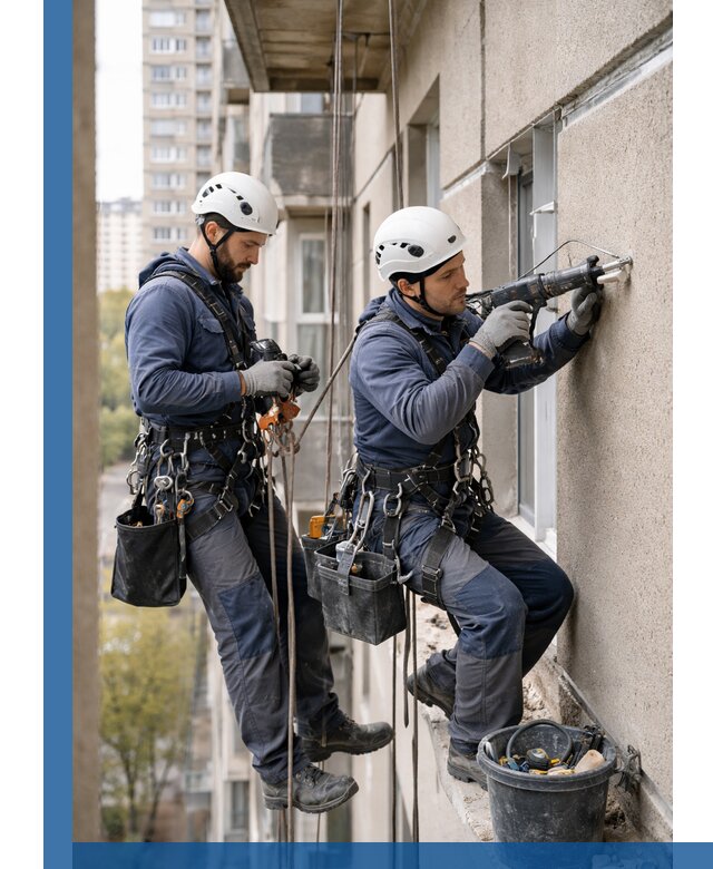 Промышленные альпинисты высотные работы и монтаж в Кашире